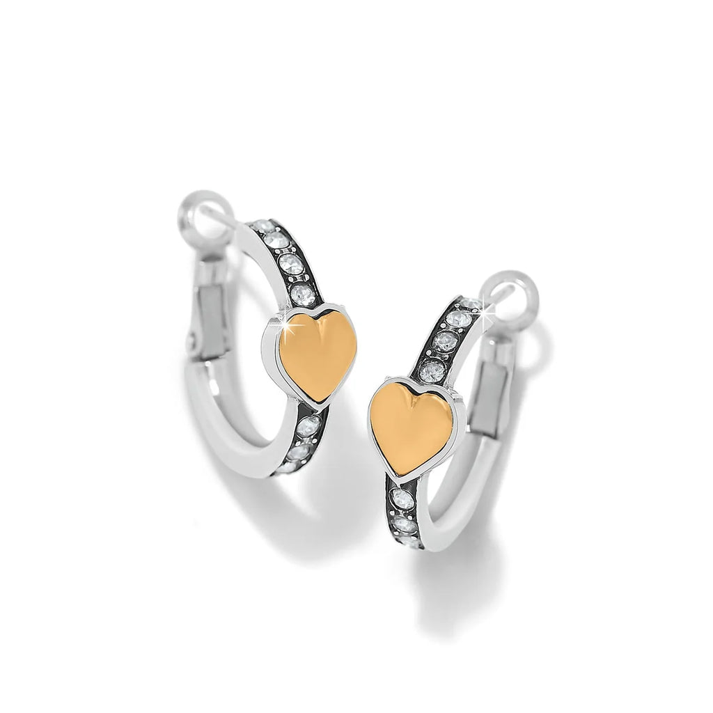 BRI Mystery of Love Heart Hoop Earrings