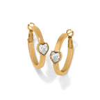 BRI Mystery of Love Heart Hoop Earrings