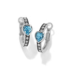 BRI Mystery of Love Heart Hoop Earrings