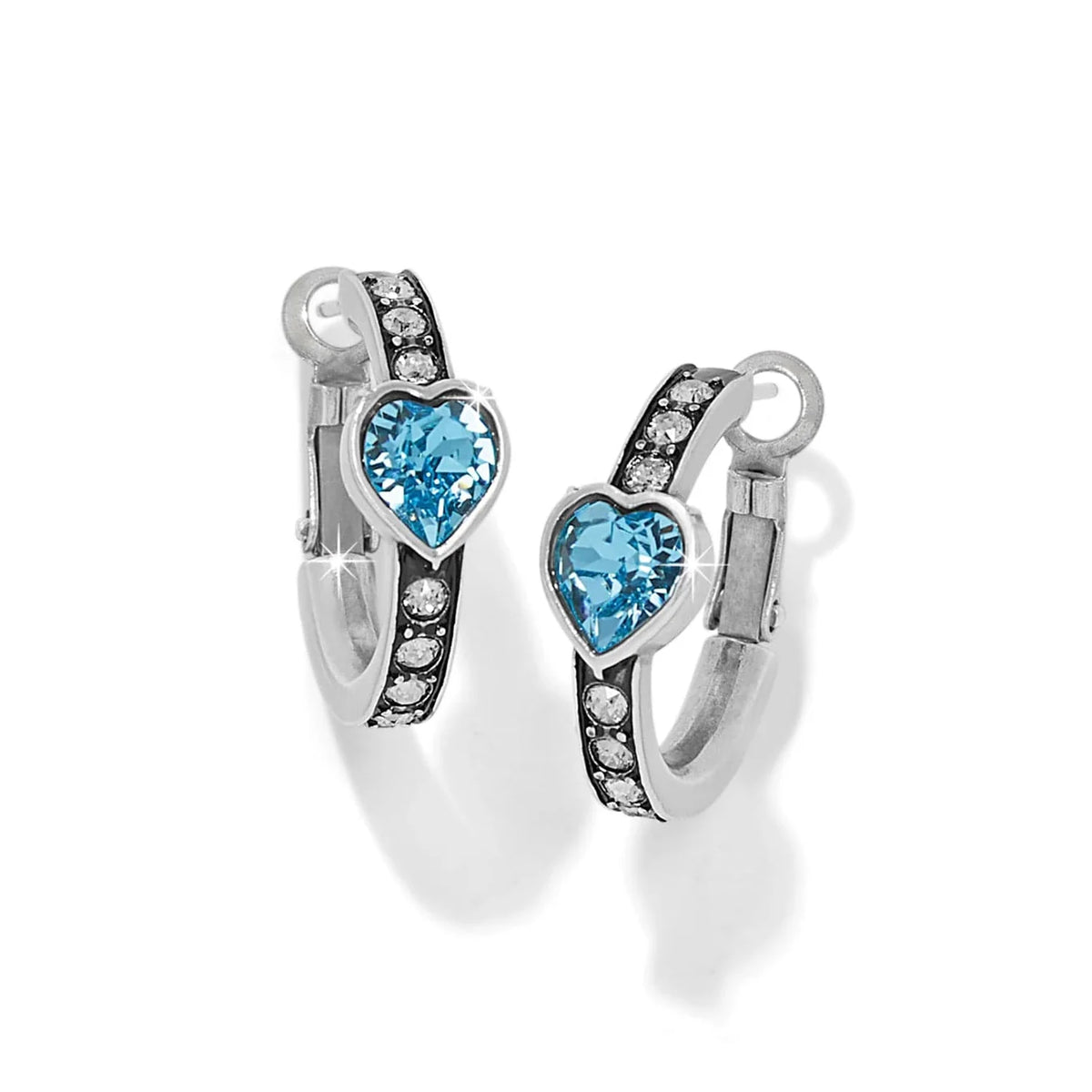 BRI Mystery of Love Heart Hoop Earrings