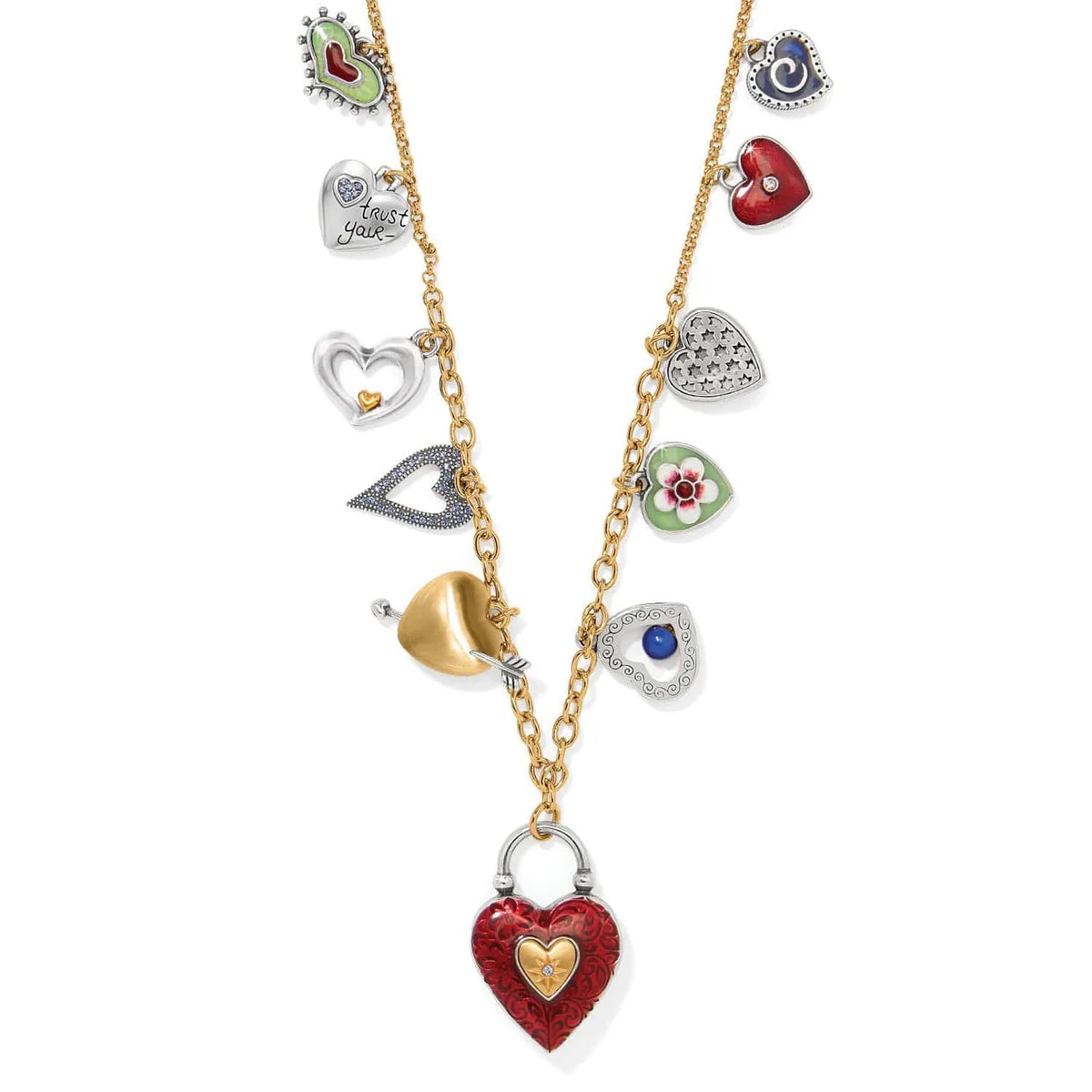 BRI One Heart Long Necklace