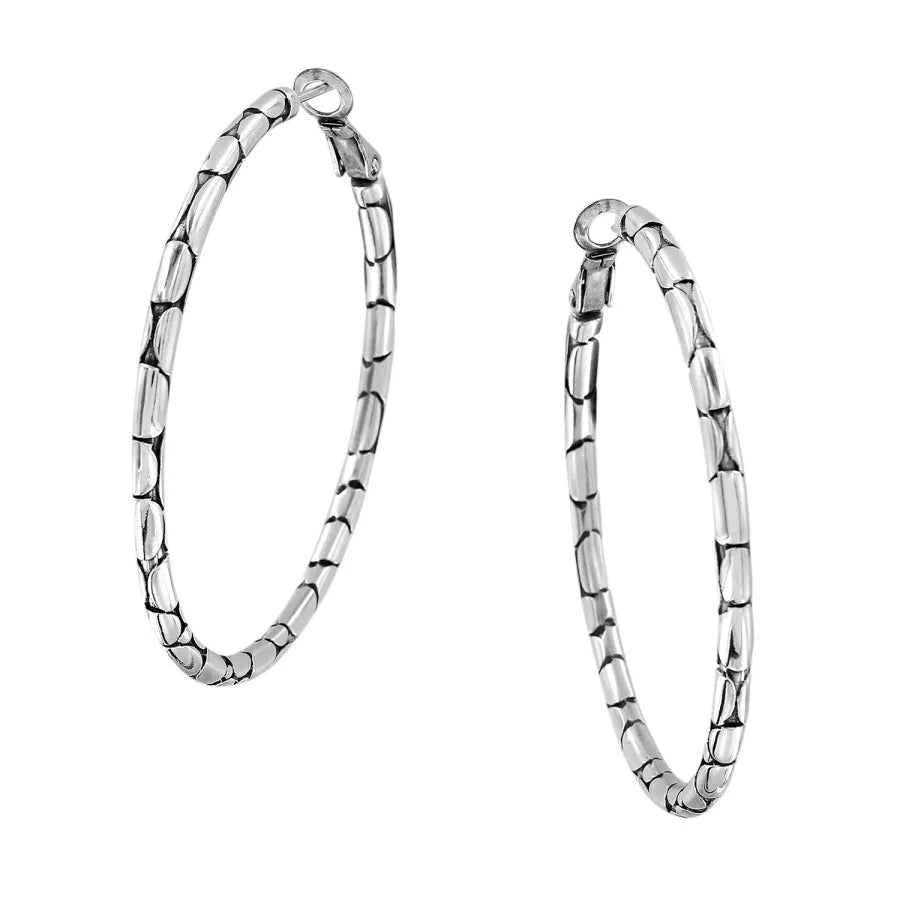 BRI Pebble Large Hoop Earrings