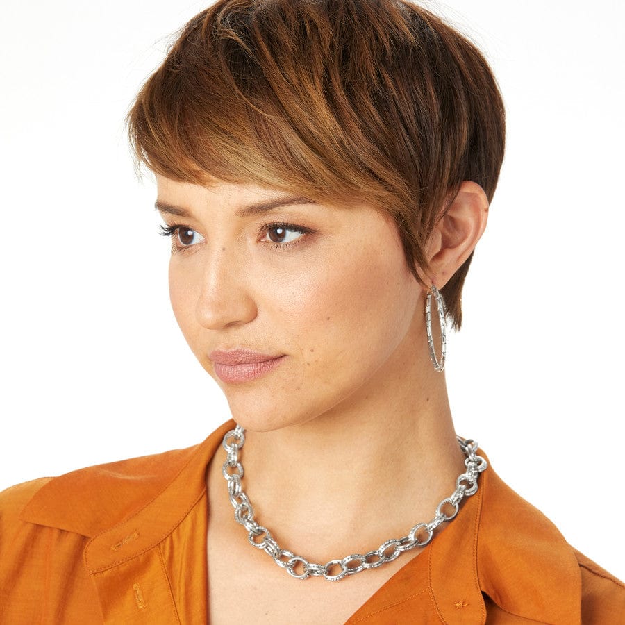 BRI Pebble Large Hoop Earrings