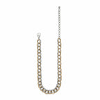 BRI Pebble Link Two Tone Necklace