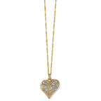 BRI Trust Your Journey Heart Necklace