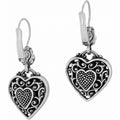 BRI Reno Heart Leverback Earrings