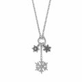 BRI Snowflake Charm Ring Necklace
