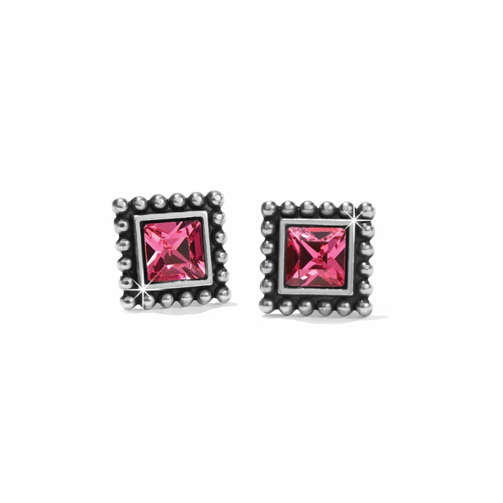 BRI Sparkle Square Mini Post Earrings