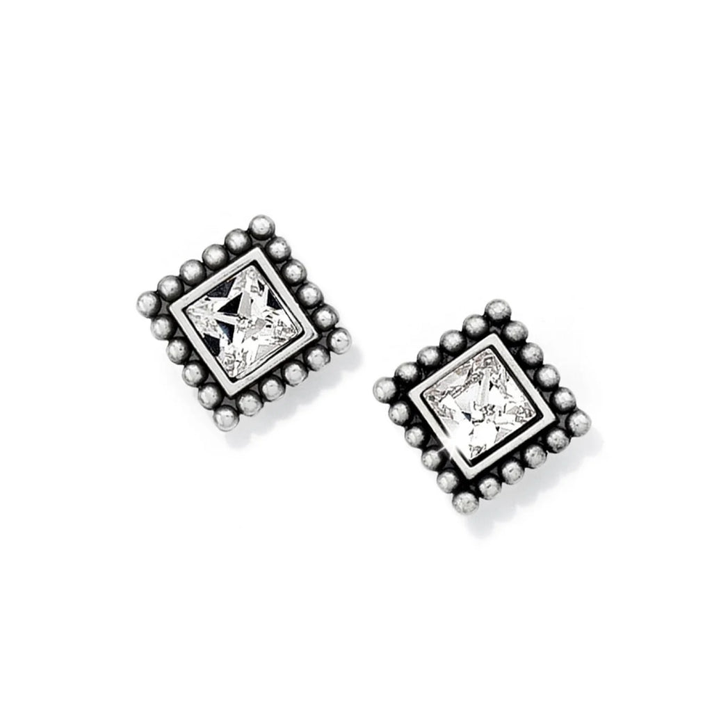 BRI Sparkle Square Mini Post Earrings