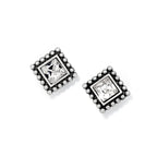 BRI Sparkle Square Mini Post Earrings