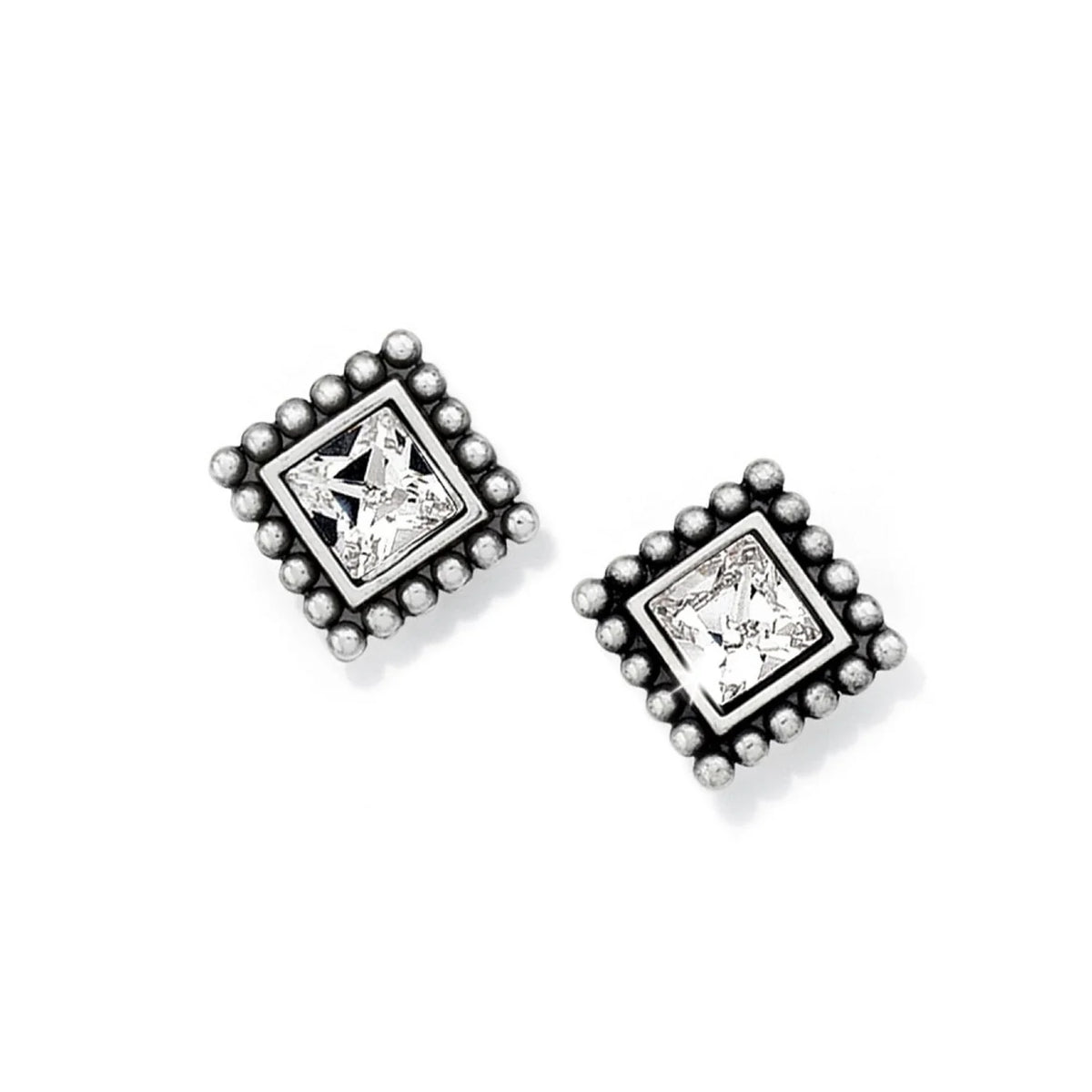 BRI Sparkle Square Mini Post Earrings