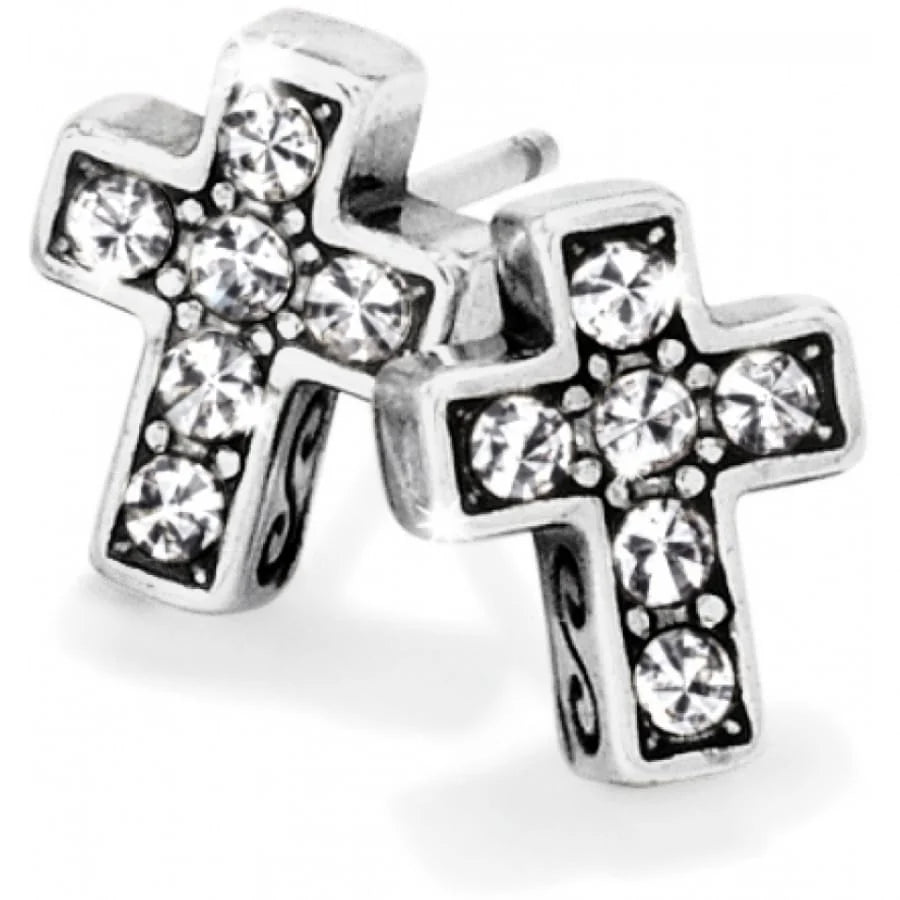 BRI Starry Night Cross Mini Post Earrings