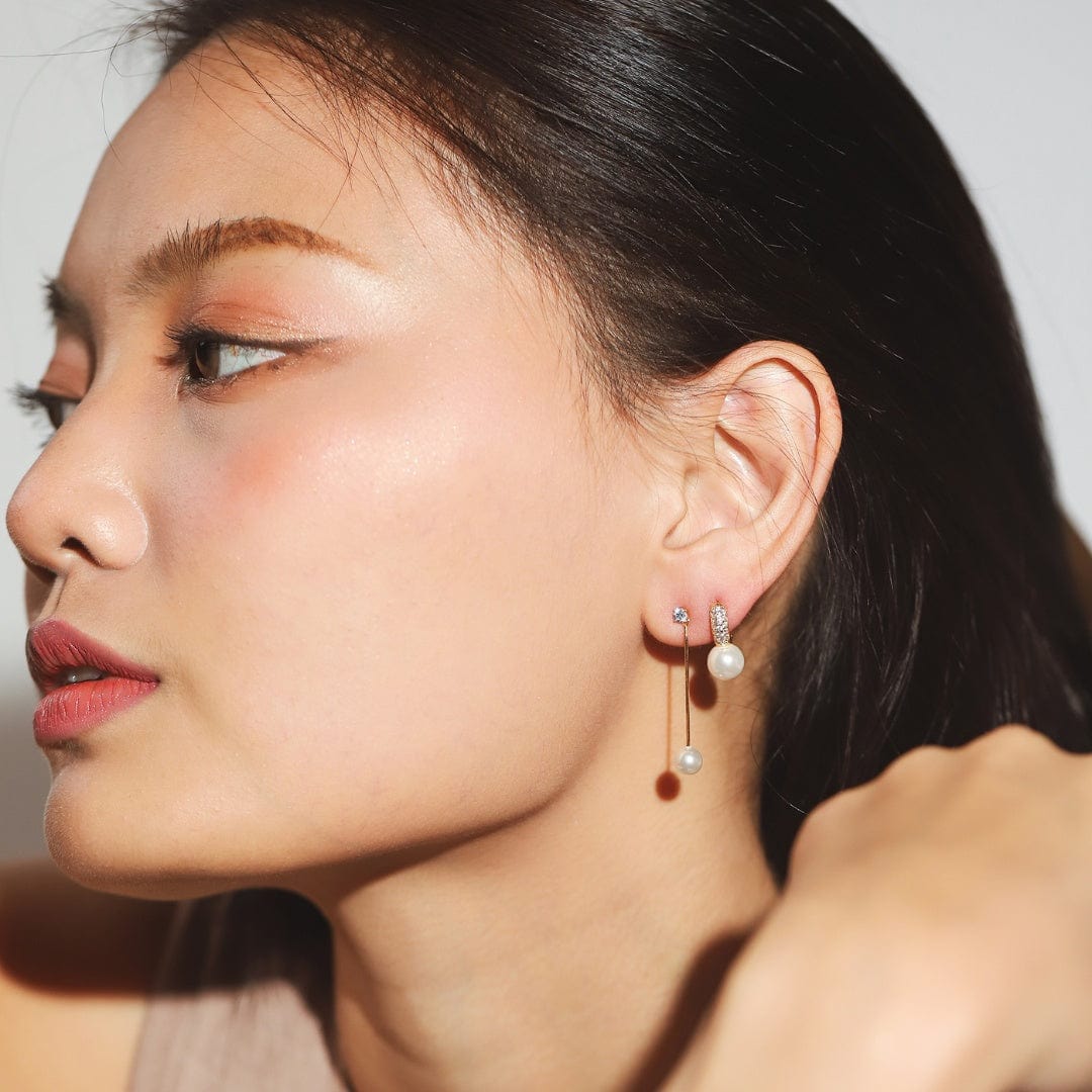 Tai 925 SAE-0098 Pearl Earrings