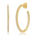 Tai CZ Hoop Earrings