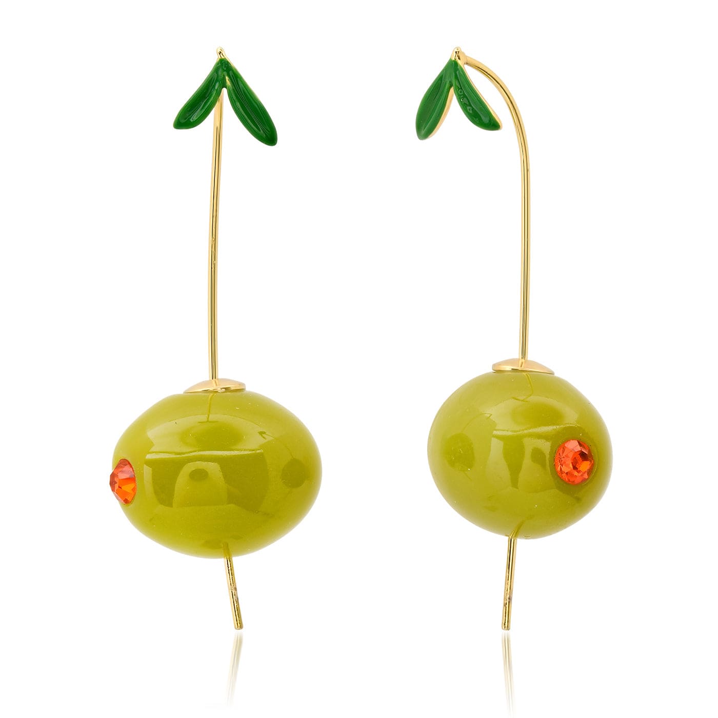 Tai TE-5099 Olive Earrings