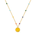 Tai TN-4662 Smiley Face Necklace