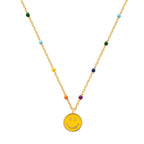 Tai TN-4662 Smiley Face Necklace
