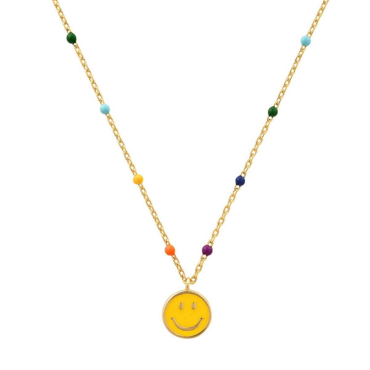 Tai TN-4662 Smiley Face Necklace