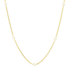 Tai 925 SAN-0076 Pearl Station Necklace