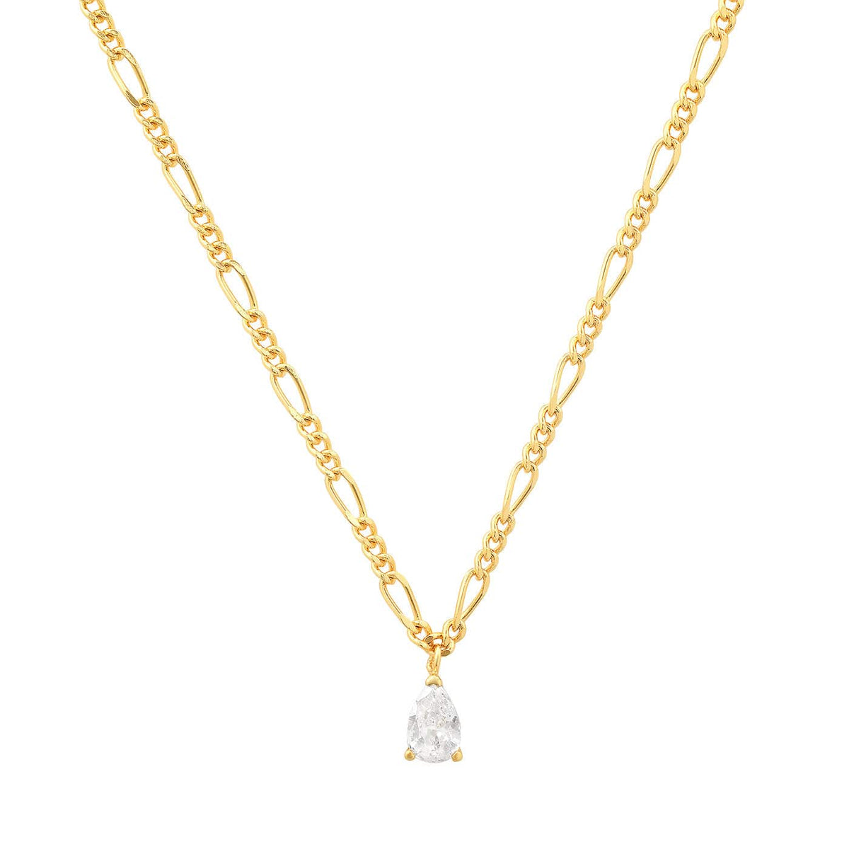 Tai TN-4626 Pear Pendant Necklace