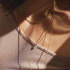 Tai TN-4626 Figaro Chain with CZ Pendant