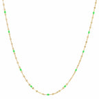 Tai 925 SAN-0149 Enamel Station Necklace