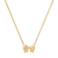 Tai 925 SGN-07 Plain Bow Necklace