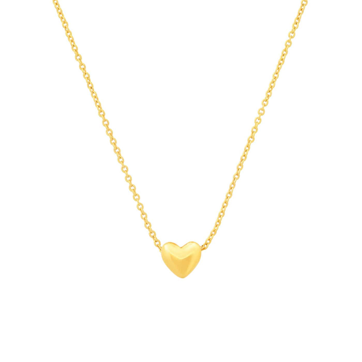 Tai 925 Puffy Heart Necklace