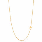 Tai Sideways Initial Necklace