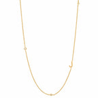 Tai Sideways Initial Necklace