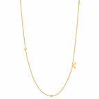 Tai Sideways Initial Necklace