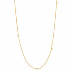 Tai Sideways Initial Necklace