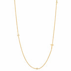 Tai Sideways Initial Necklace
