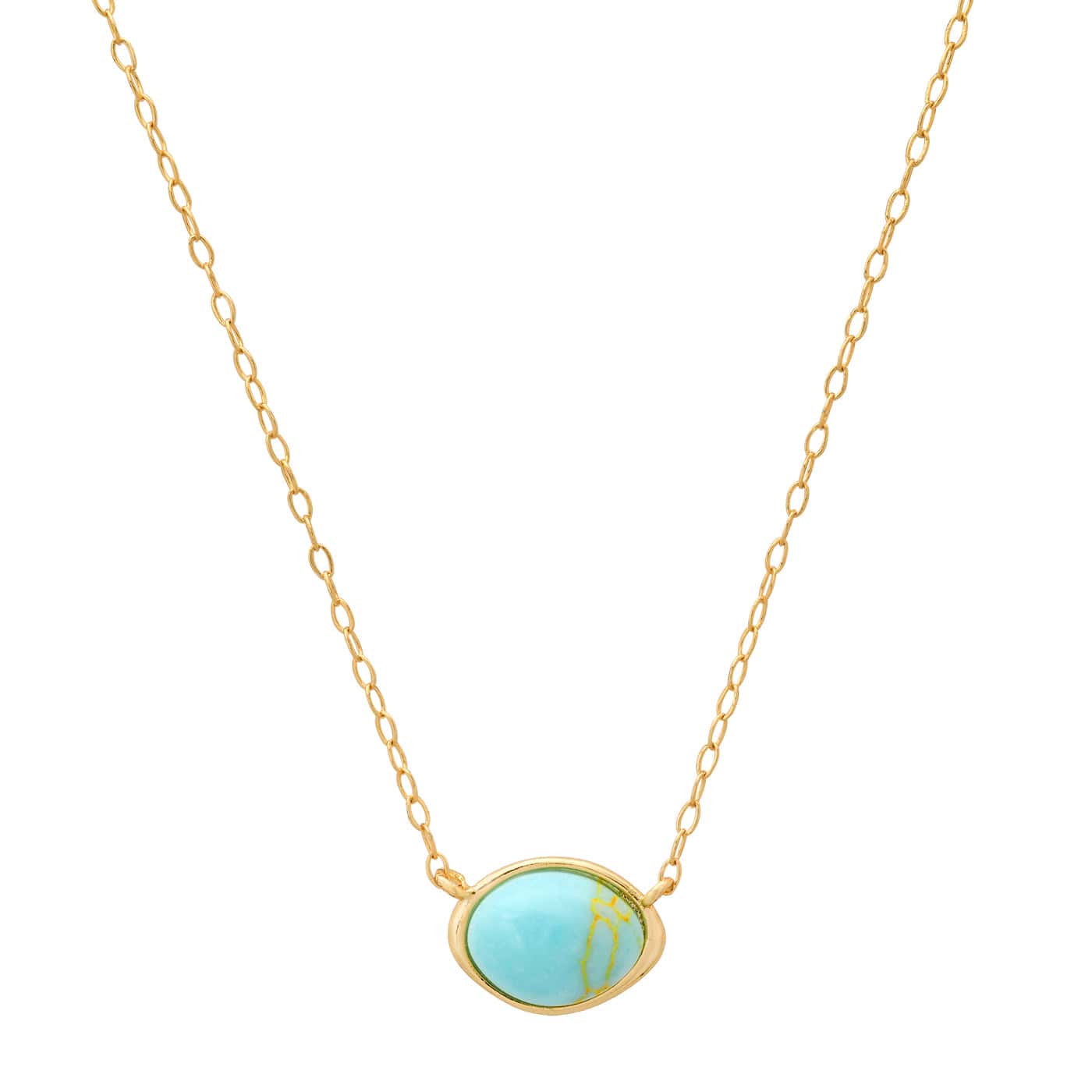 Tai TN-5222 Turquoise Pendant Necklace