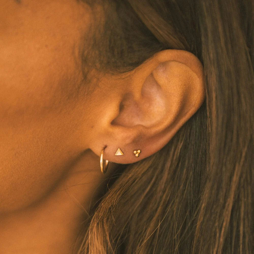 MBM Trinity Bead Live-In Stud Earrings