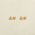 MBM Trinity Bead Live-In Stud Earrings
