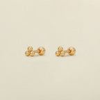 MBM Trinity Bead Live-In Stud Earrings