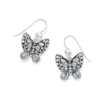 BRI Trust Your Journey Butterfly French Wire Earrings