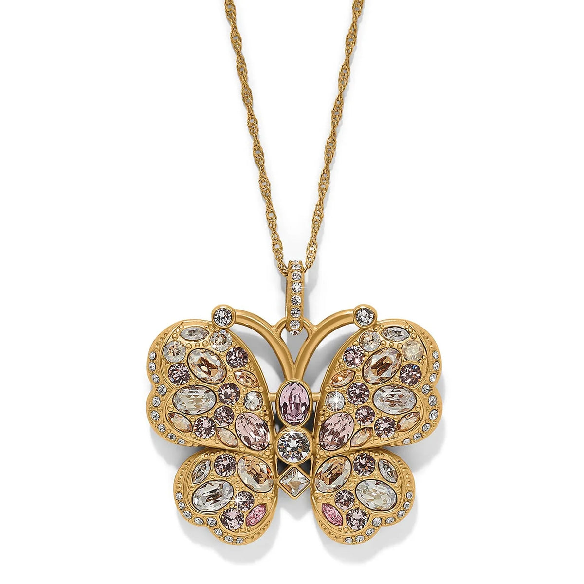 BRI Trust Your Journey Butterfly Necklace