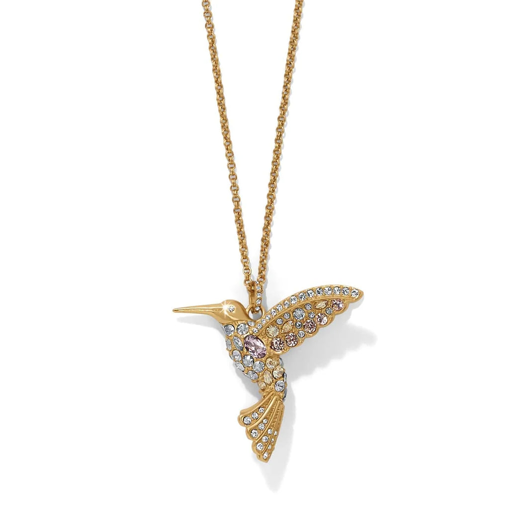 BRI Trust Your Journey Hummingbird Necklace