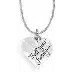 BRI Trust Your Journey Heart Necklace