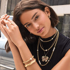 BRI Trust Your Journey Pearl Chain Bracelet
