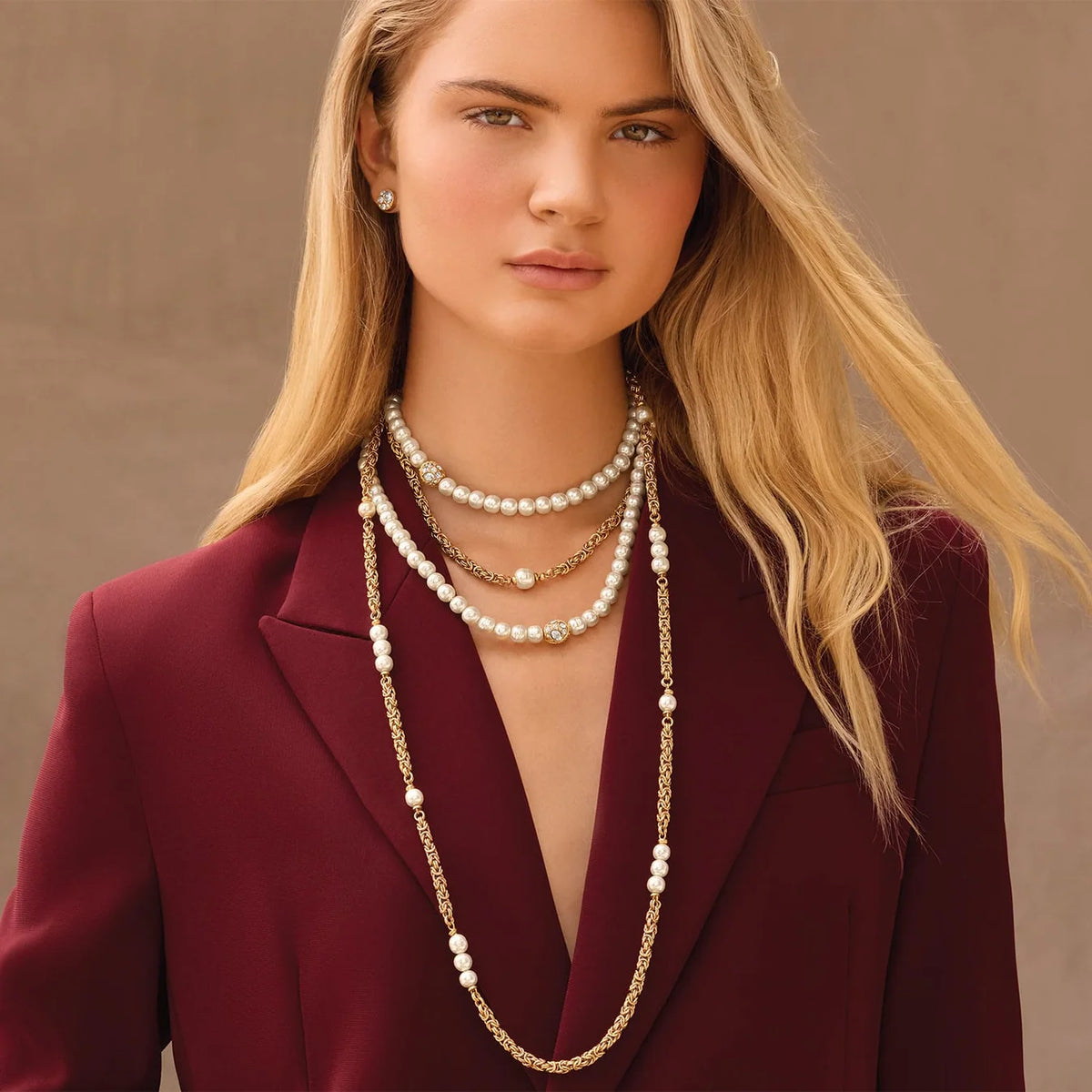 BRI Trust Your Journey Long Pearl Necklace