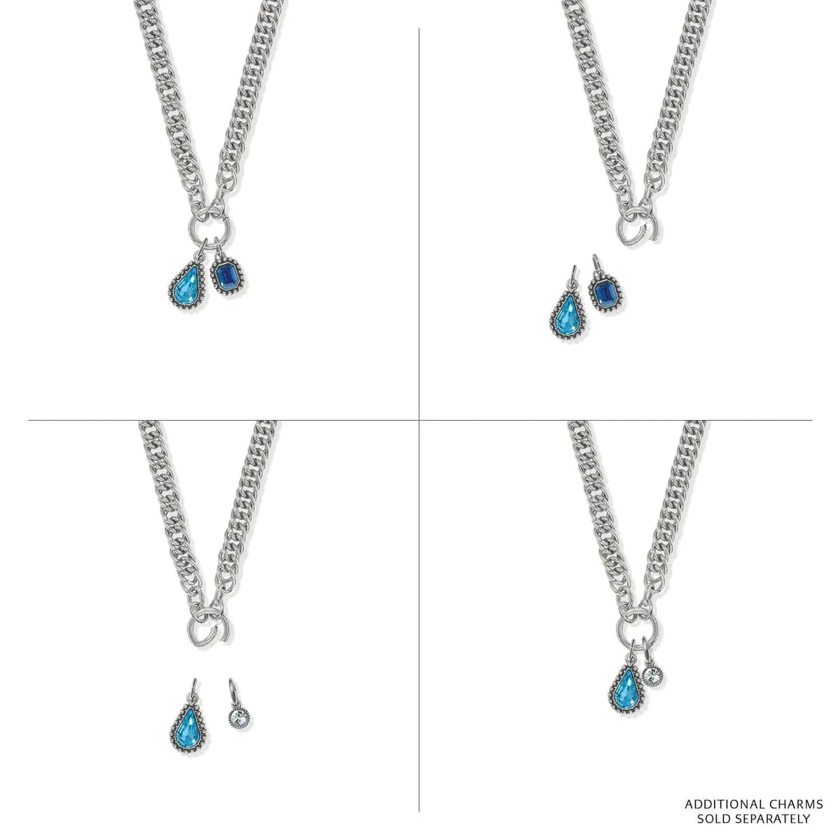 BRI Twinkle Luxe Charm Link Necklace