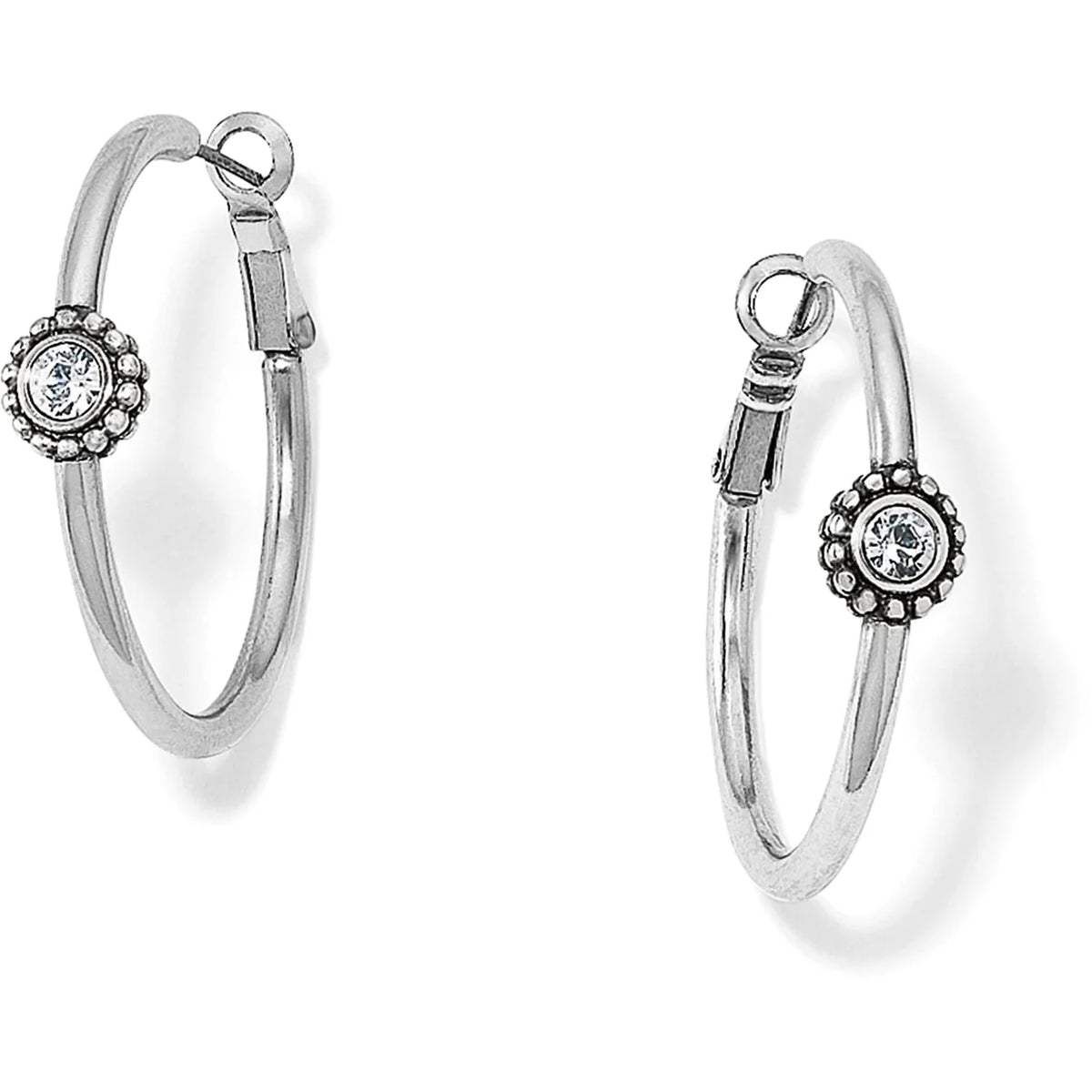 BRI Twinkle Medium Hoop Post Earrings