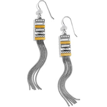 Load image into Gallery viewer, Tapestry Slim Fringe French Wire Earrings
