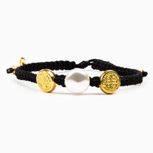 Load image into Gallery viewer, Freedom Blessing Bracelet with Gold Medallion
