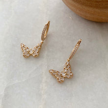 Load image into Gallery viewer, Butterfly CZ Earrings
