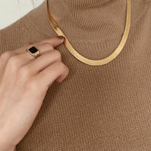 Load image into Gallery viewer, Thick Herringbone Necklace
