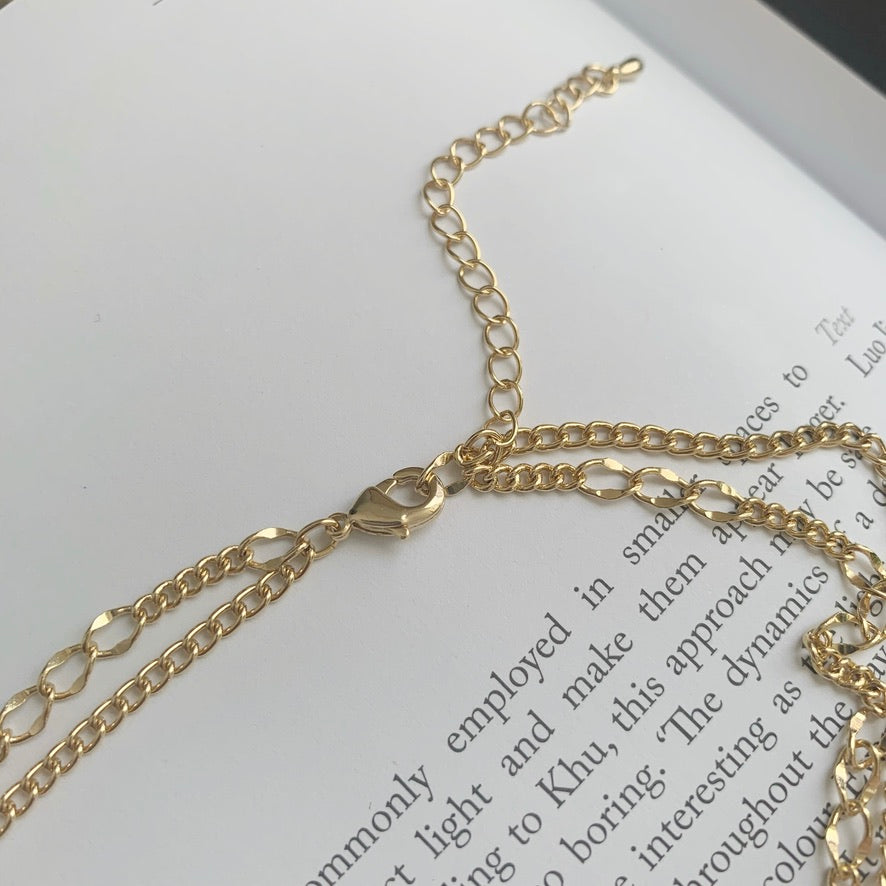 Dainty Heart Layered Necklace